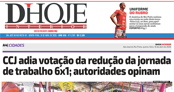 SETH defende fim da escala 6x1 em matéria do Jornal DHoje Interior